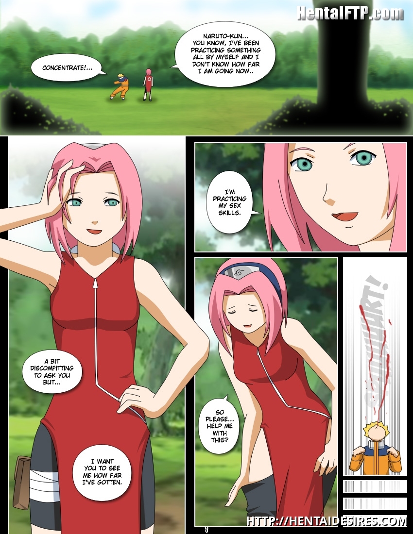 Just Naruto: What a good day for Sakura to go outdoors… and fuck Naruto! –  Naruto Hentai